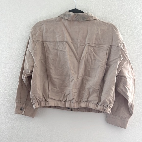 Anthropologie Hei Hei cropped linen jacket sz XS - Picture 7 of 12